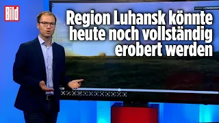 Letzte Großstadt in der Ost-Ukraine vor dem Fall | BILD-Lagezentrum