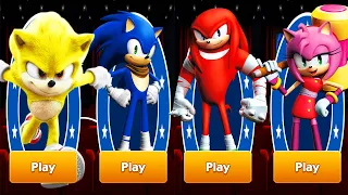 Sonic Dash 2: Sonic Boom - Sonic vs Knuckles Event - Fully Upgraded All Characters - Run Gameplay