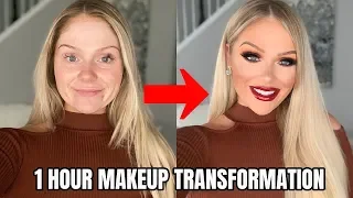 1 HOUR FALL MAKEUP TRANSFORMATION | GET READY WITH ME