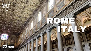 Basilica di Santa Maria Maggiore - Rome, Italy 2023 - 4K HDR Walking Tour 60fps