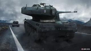 Турнир 3х3 + AMX 50 B | токсичное го*но #wotblitz