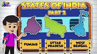 States of India - Part 2 | Interesting Facts about India | Kids vocabulary | Puntoon Classroom