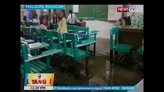 BT: Ilang classroom ng isang paaralan sa Malolos, Bulacan, pinasok ng baha