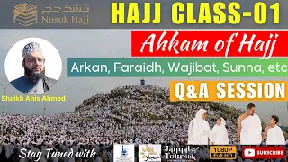 How to do Hajj step by step in English | Hajj Class 2024 by Shaikh Anis Ahmed