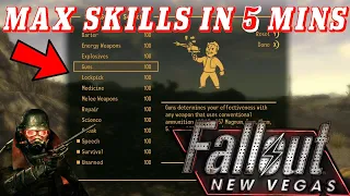 Max Fallout New Vegas Skills in 5 Minutes