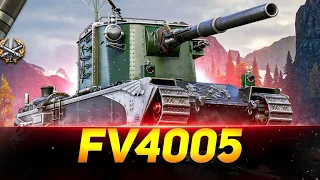 FV4005 STAGE II - Мурованка💥6 Фрагов💥10.9К Дамага в бою WORLD OF TANKS