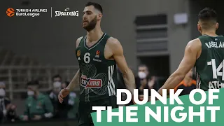 Spalding Dunk of the Night:  A fastbreak slam for Papagiannis!