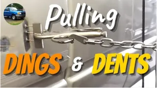 Pulling Multiple Dents and Dings with a Stud Welder - Start to Finish