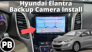 2011 - 2016 Hyundai Elantra Backup Camera Install