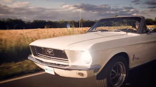 EPIC B ROLL FORD MUSTANG 68 US OLDTIMER CAR RENTAL COMMERCIAL (with behind the scenes)