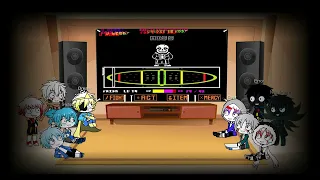 (Old)Sans AUS React to Sans Fight Extreme Mode (Requested)