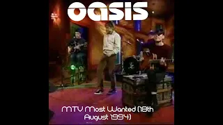 Oasis - Whatever (Live At MTV Most Wanted 18th August 1994)