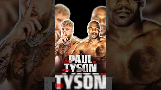 Майк Тайсон vs блогер боксёр Джейк Пол #бокс #тайсон #ufc