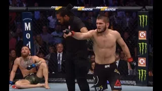 Хабиб, Макгрегор, бой и драка, что будет, 1080р, Habib, McGregor, fight and fight, what will happen