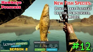 Ultimate Fishing Simulator S2 #12 - New Fish Species - Powell Lake Flathead Catfish & MORE!