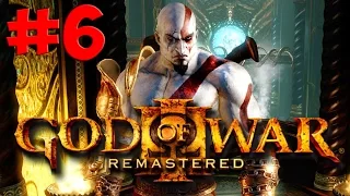 God of War 3 Remastered. Прохождение. Часть 6 (Битва с Гераклом и Гермесом, пьяная Гера) 60fps