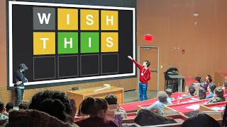 English Professor Plays Wordle