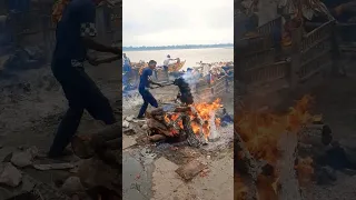 🔥🚩Shamshan 🔱 Manikarnika Ghat 🔥 varanasi |#shorts #youtubeshorts #viral #manikarnika #shortfeed