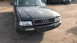 R-avto.by № 805 Audi 80 B4 1993 год, 1.9 TDI, тест ДВС перед разбором в Германии.