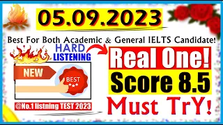 IELTS LISTENING PRACTICE TEST 2023 WITH ANSWERS | 05.09.2023