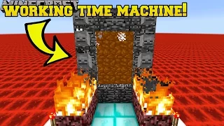 Minecraft: WORKING TIME MACHINE!! (TRAVEL TO THE PAST & FUTURE!!) Mod Showcase