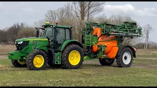 РАПС 2023. ЧАСТЬ 1 John Deere 6150M и Amazone UX 5200 Super