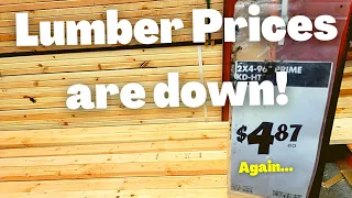 Lumber Prices keep Falling! - Lumber Price Update