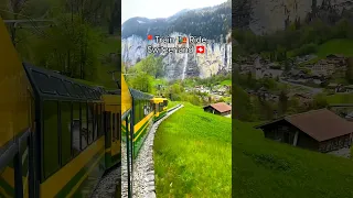 Epic 🚂 Train Journey in Switzerland: 4K VIDEO Brienz Rothorn Bahn #shorts