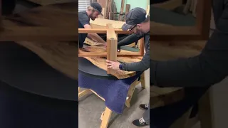 Awesome Round Epoxy Table In Under A Minute | Forrest Design Co. #shorts