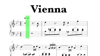 Billy Joel - Vienna Sheet Music