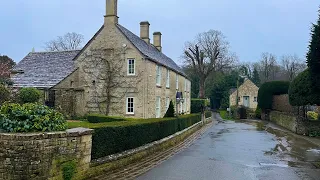 Lost in Time - ENGLAND's Timeless Village WALK - Rainy Day in Coln Rogers