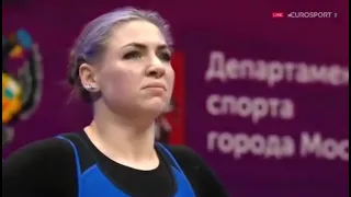Anastasiia Anzorova 🇷🇺 – 222g 10th Place – 2021 European Weightlifting Championships – Women's 64 kg