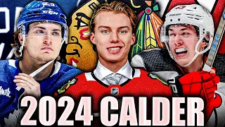 Who's Winning The 2024 CALDER? NHL TOP PROSPECTS & ROOKIES (Bedard, Fantilli, Hughes, Wright, Knies)