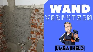 Wand verputzen in zwei Zügen Bausanierung Bremen Umbauheld