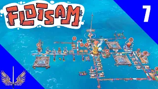 Flotsam Gameplay Showcase - Drifters Building the Floating City of Recycleton - Episode 7