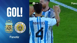 GOL de Gonzalo Montiel | Argentina 7-0 Curazao | Amistoso Internacional