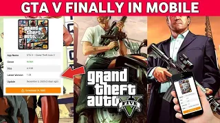 Gta V 𝙁𝙞𝙣𝙖𝙡𝙡𝙮 On Mobile !!  How to  Download / Play On android or iPhone 😯😯