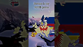 Europe in my AOC2 game