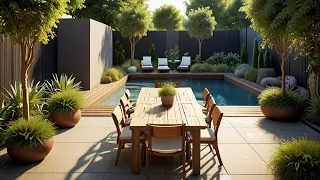 Harmonious Outdoor Oasis Crafting Patio and Garden