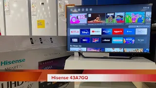 Hisense 43A7GQ kicsomagolás és bemutató