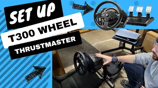 How to Set Up a Thrustmaster T300 Race Sim onto PlayStation 5