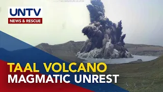 Phivolcs, itinaas sa Alert Level 3 o magmatic unrest ang Bulkang Taal