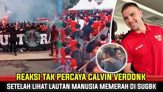 INI BENAR BENAR GILAA!! Respons Kaget Verdonk Lihat Puluhan Ribu  Suporter Timnas Indonesia Di GBK