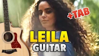 Jah Khalib – Leila (fingerstyle guitar cover with tabs, chords, lyrics)