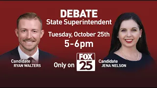 Oklahoma State Superintendent debate - Ryan Walters vs Jena Nelson