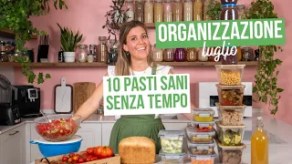 21 PREPARAZIONI FACILI E VEGETALI IN 3 ORE | 10 pasti sani senza tempo | #batchcooking  #mealprep