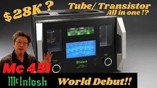 World debut $28000USD McIntosh MC451 Dual Mono Amplifier
