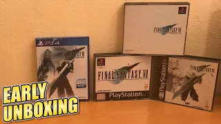 Final Fantasy 7 Remake Ps4 unboxing [+All Ps1 Versions]