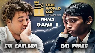 Ang unang PATIKIM!  | Pragg vs Carlsen FIDE World Cup 2023 FINALS Game 1