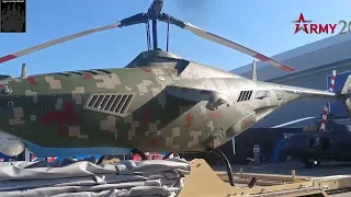 Belorusian unmanned "Hunter" strike helicopter and its Russian cousin BAS-750 helicopter drone
